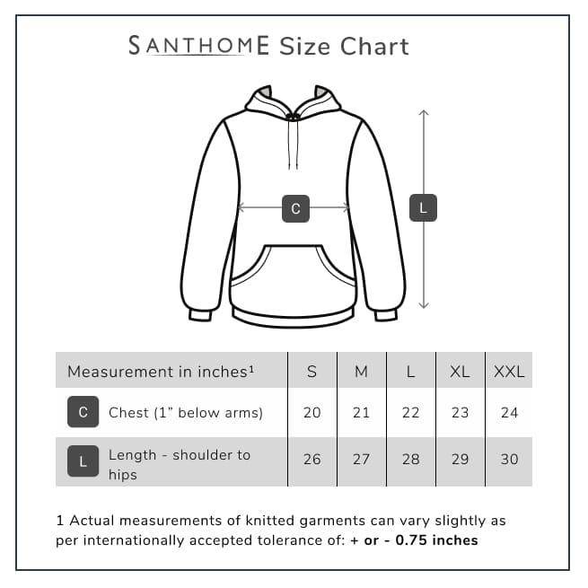 ARTIK - SANTHOME Hoodie without Zipper - Grace Customs