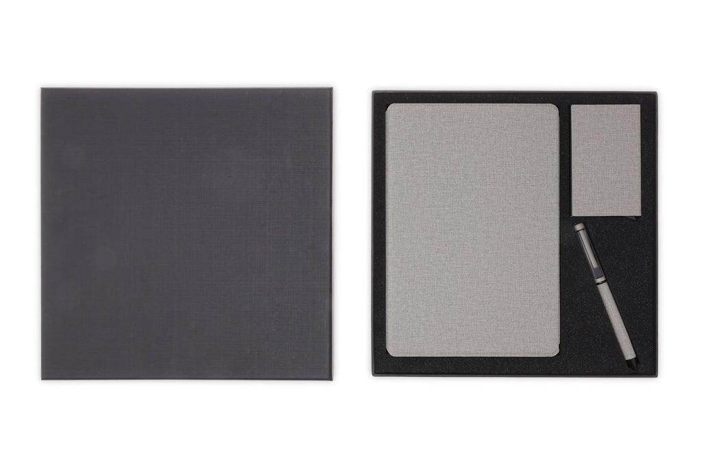 TESSIN - CHANGE ZERO Sustainable Gift Set with Refillable Notebook, Pen & Cardholder - Grace Customs