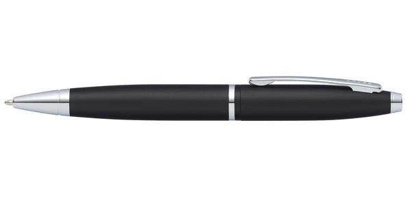 Cross Calais™ Matte Black/ Blue with Polished Chrome Appointments Ballpoint Pen - Grace Customs
