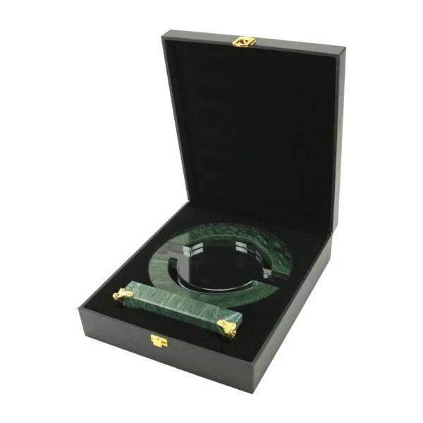 Round Crystal and Marble Awards in Hardboard Box - Grace Customs