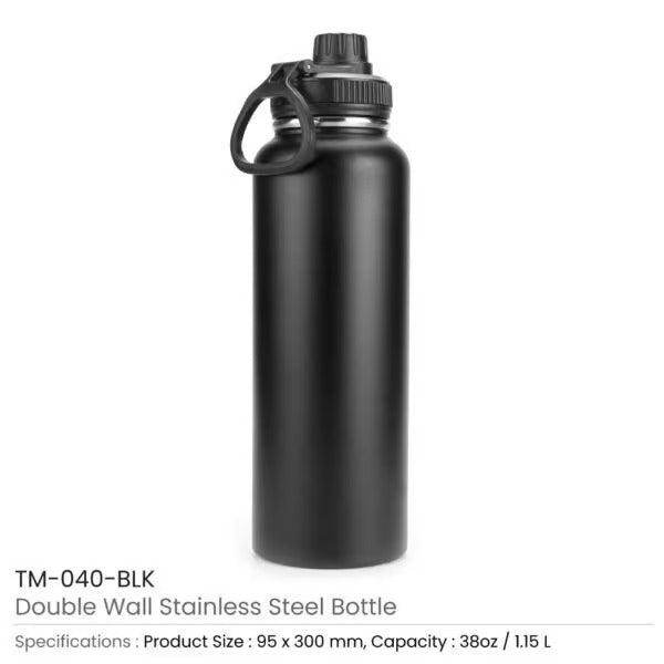 Double Wall Stainless Steel Bottles with Carry Handle - Grace Customs