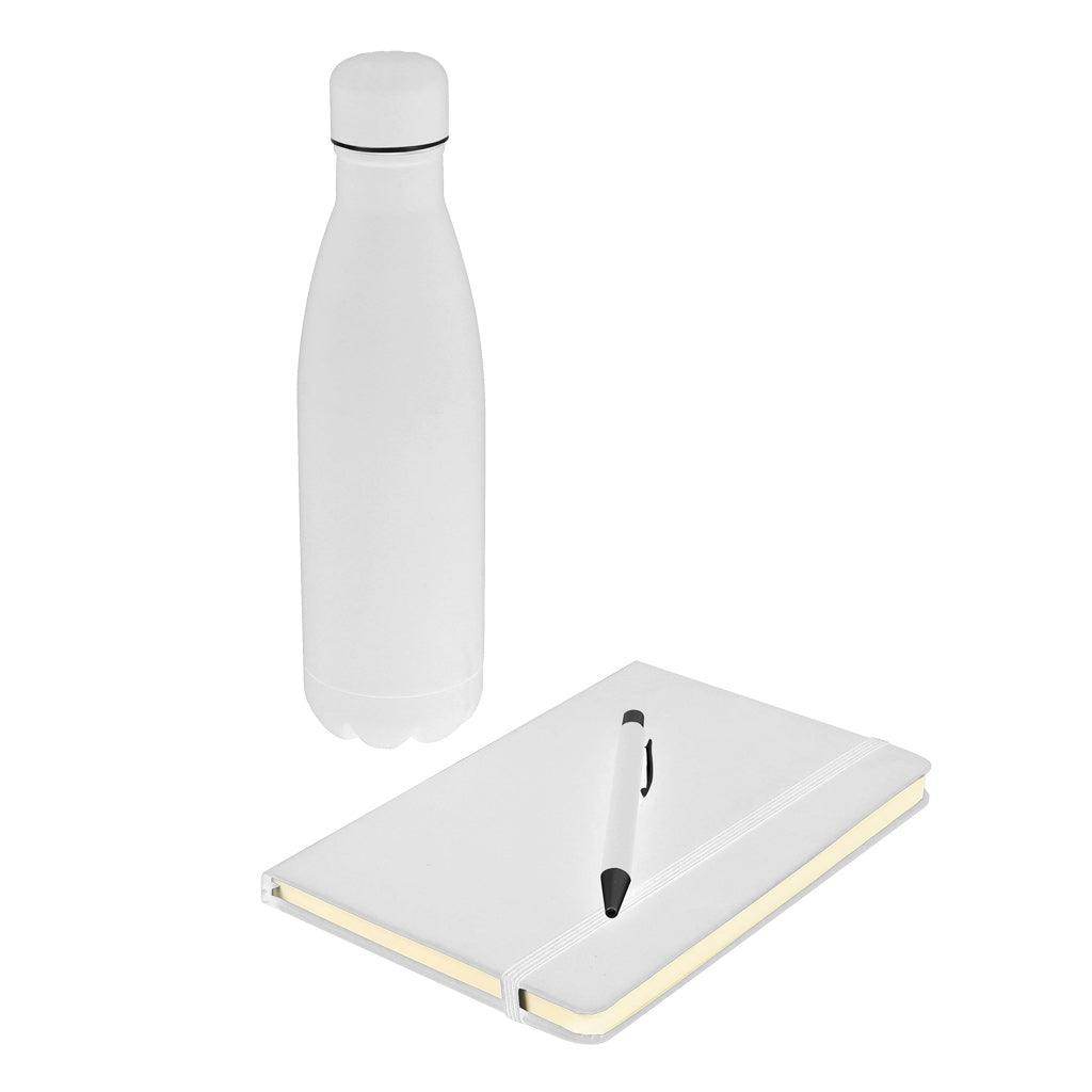 LAUTA - Giftology Set of Stainless Bottle, Notebook and Pen - Grace Customs