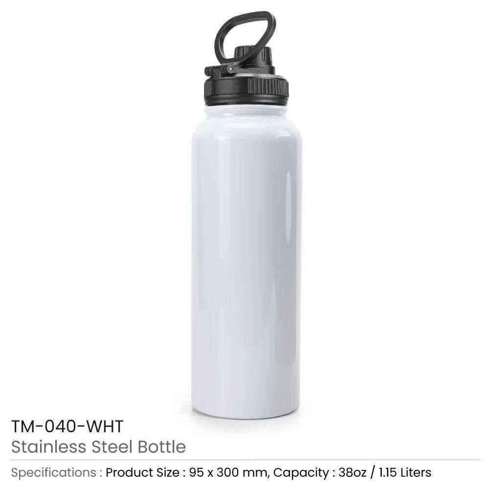 Double Wall Stainless Steel Bottles with Carry Handle - Grace Customs