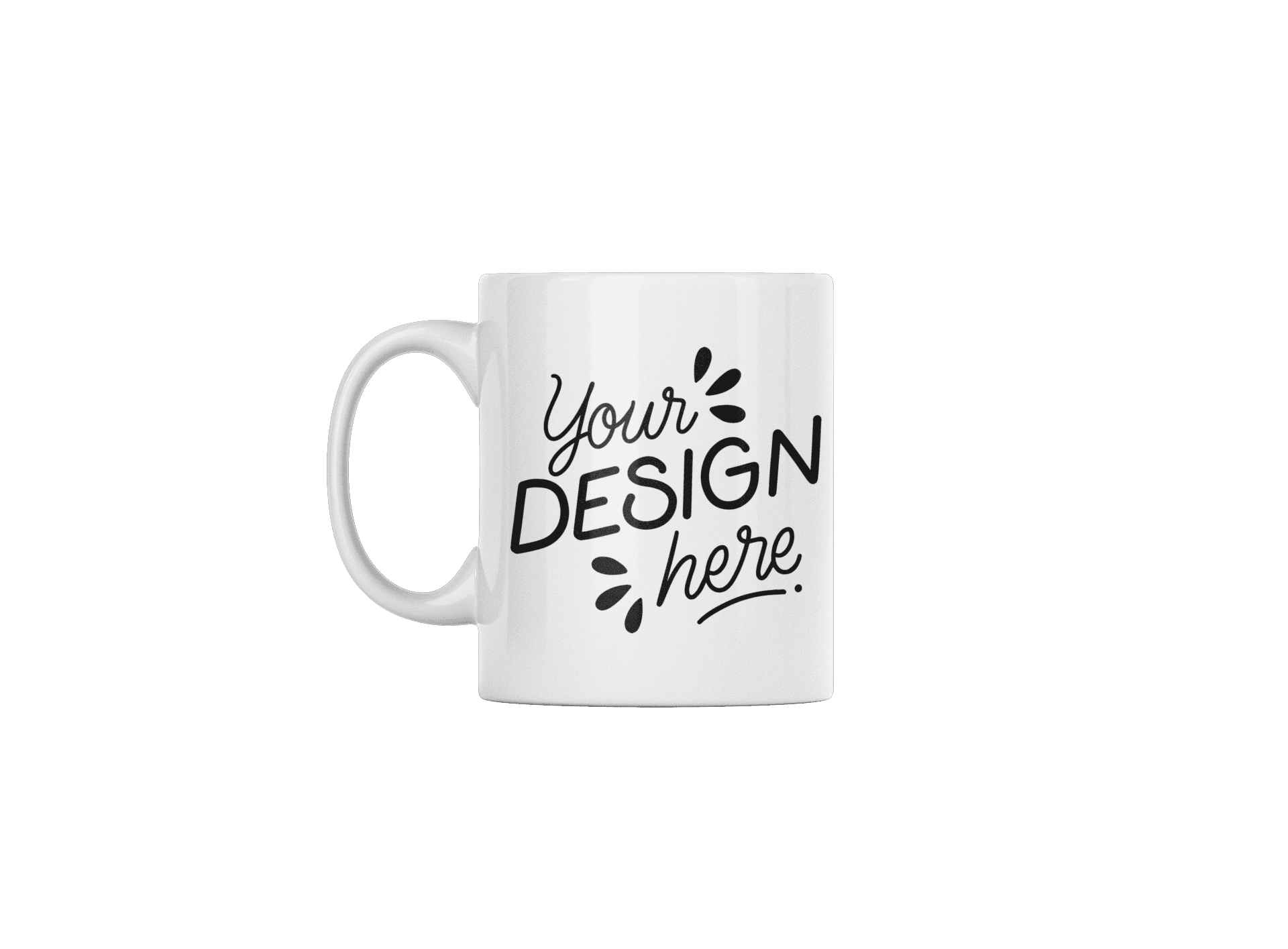Customized 11 oz White Ceramic Mug - Grace Customs