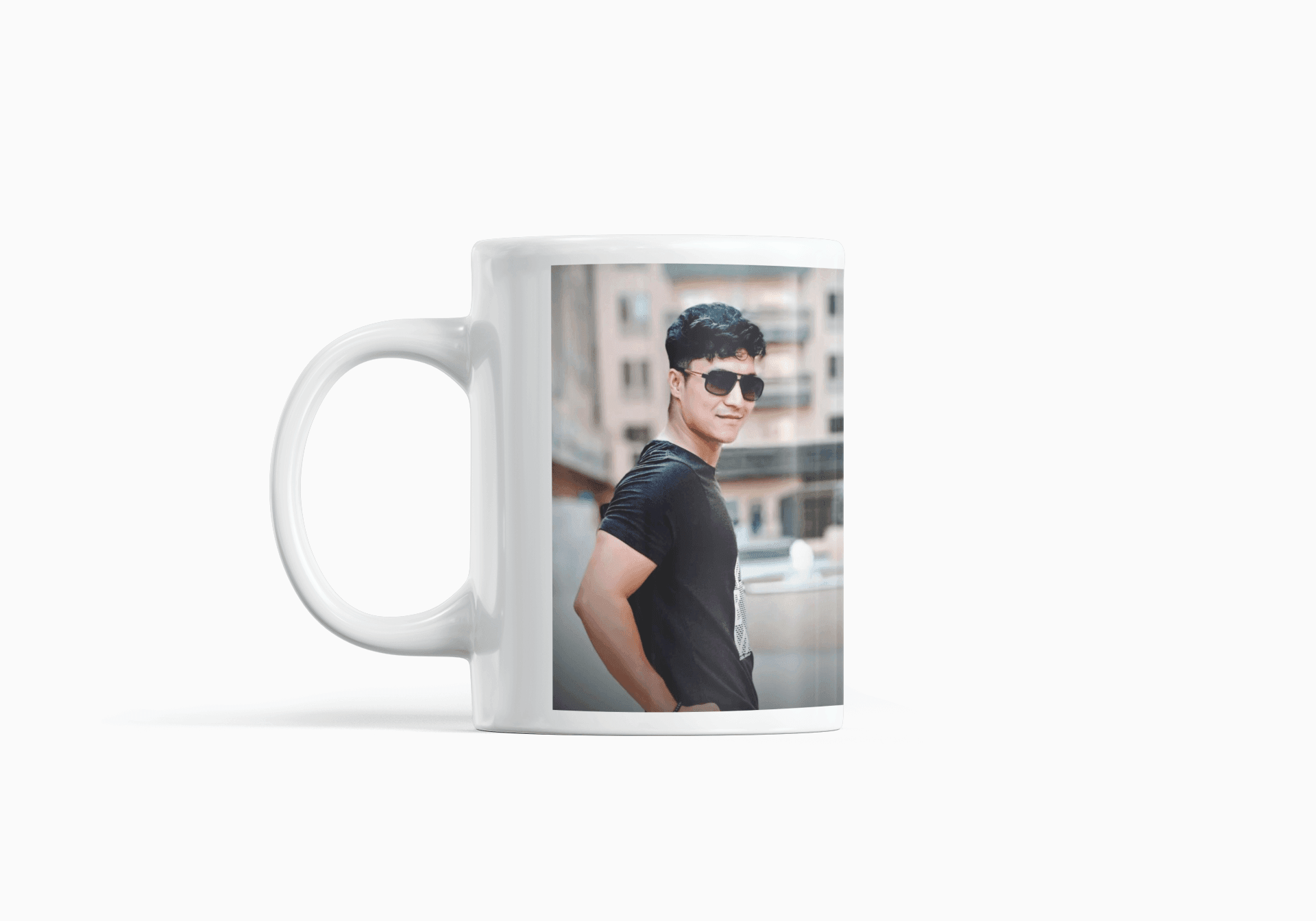 Customized 11 oz White Ceramic Mug - Grace Customs