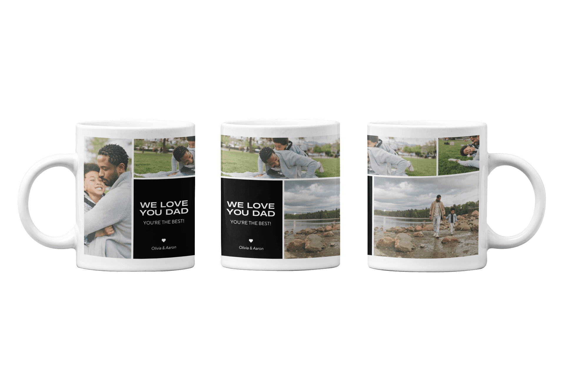 Customized 11 oz White Ceramic Mug - Grace Customs