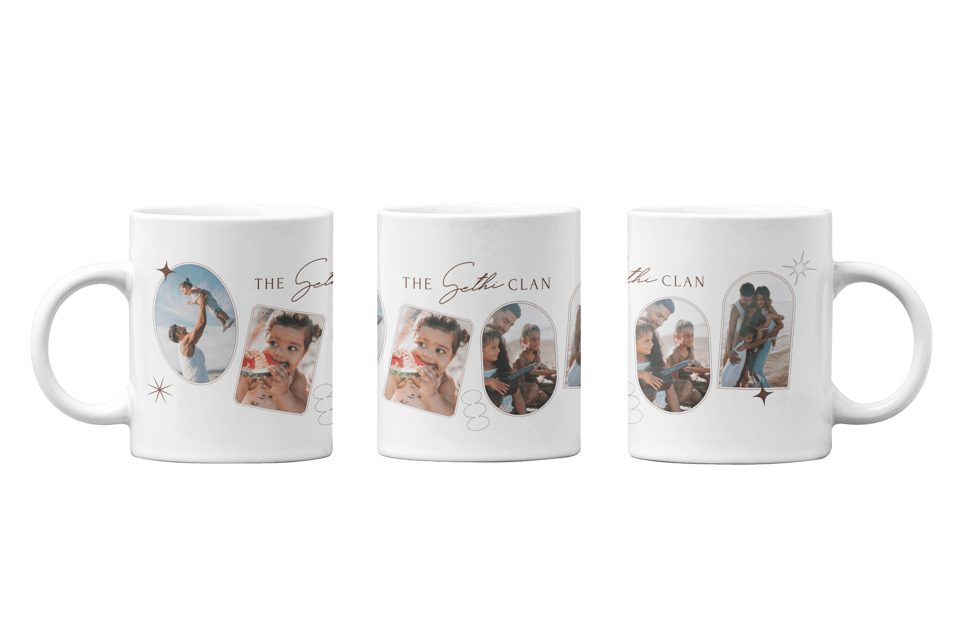 Customized 11 oz White Ceramic Mug - Grace Customs