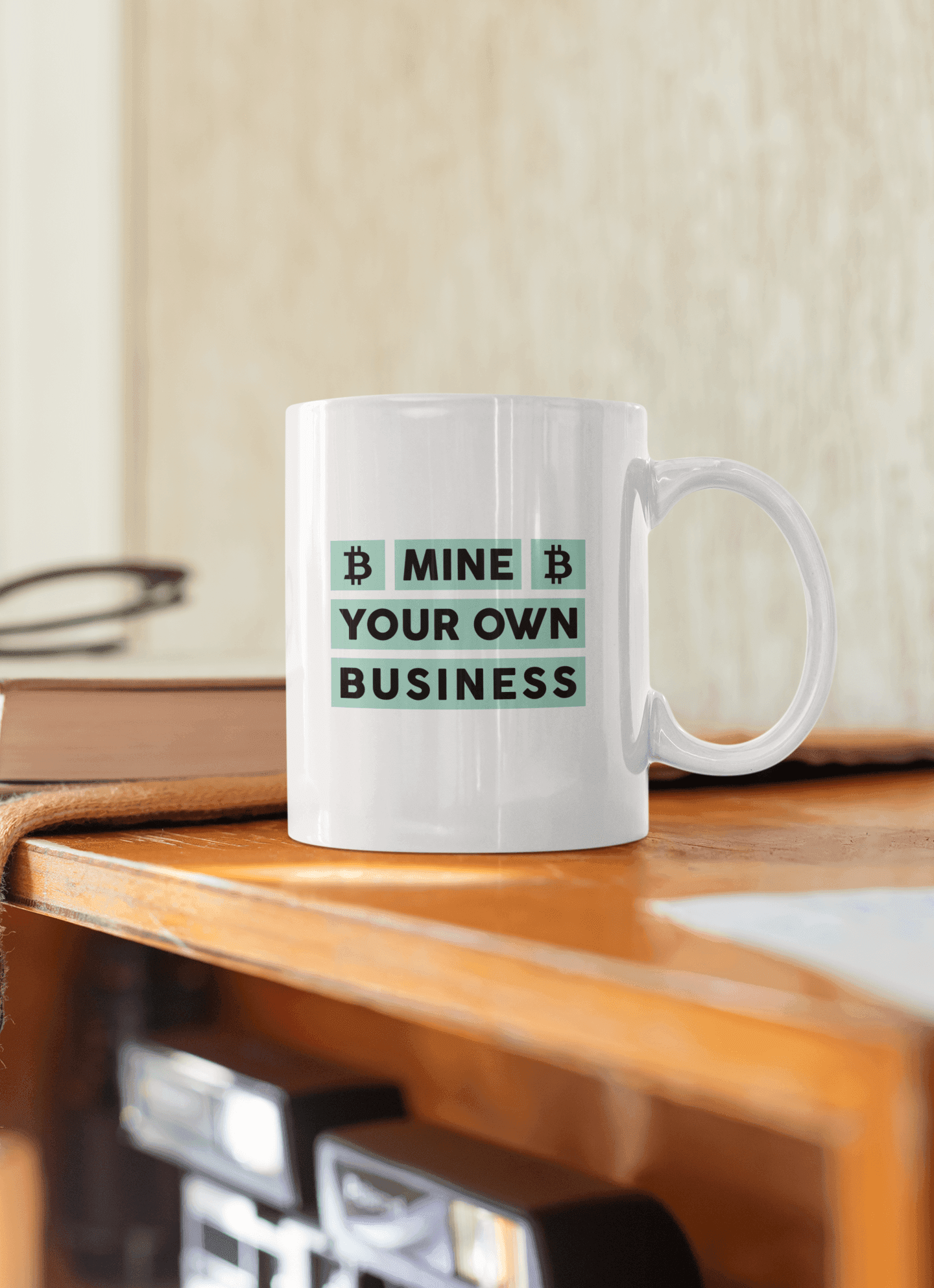 Mine Your Own Business - 11 oz White Ceramic Mug - Grace Customs
