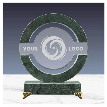 Round Crystal and Marble Awards in Hardboard Box - Grace Customs
