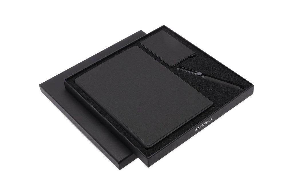 TESSIN - CHANGE ZERO Sustainable Gift Set with Refillable Notebook, Pen & Cardholder - Grace Customs