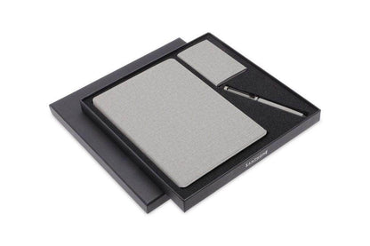 TESSIN - CHANGE ZERO Sustainable Gift Set with Refillable Notebook, Pen & Cardholder - Grace Customs