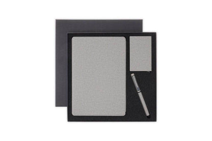TESSIN - CHANGE ZERO Sustainable Gift Set with Refillable Notebook, Pen & Cardholder - Grace Customs