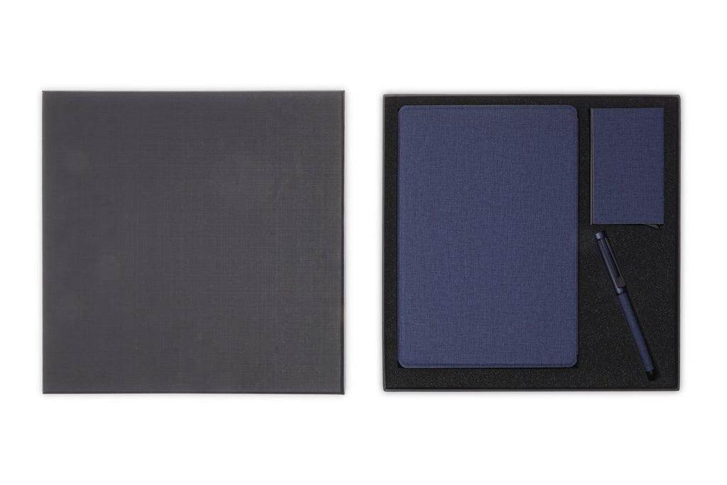 TESSIN - CHANGE ZERO Sustainable Gift Set with Refillable Notebook, Pen & Cardholder - Grace Customs