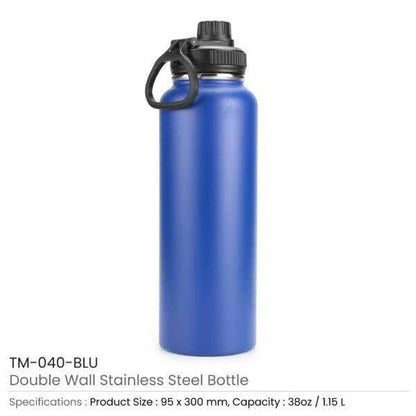 Double Wall Stainless Steel Bottles with Carry Handle - Grace Customs
