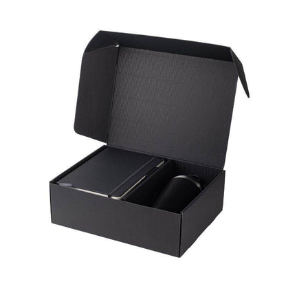 KOKSI - Giftology Set of Double Walled Tumbler, A5 Notebook and Pen - Grace Customs