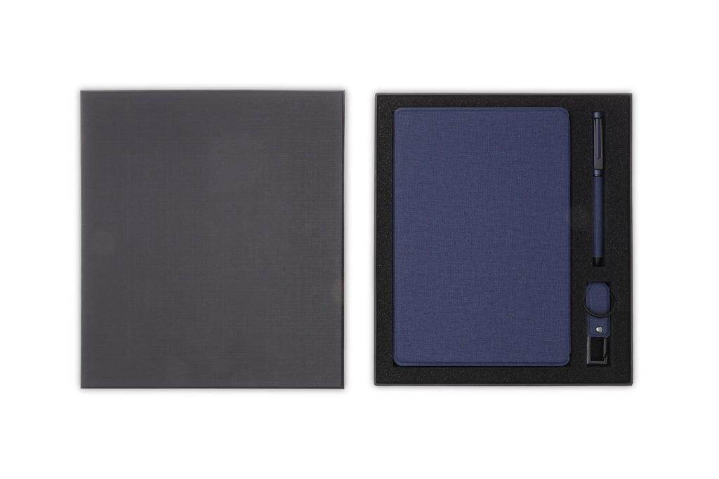 LENZEN - CHANGE ZERO Sustainable Gift Set with Refillable Notebook, Pen & USB Keychain - Grace Customs