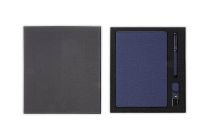 LENZEN - CHANGE ZERO Sustainable Gift Set with Refillable Notebook, Pen & USB Keychain - Grace Customs