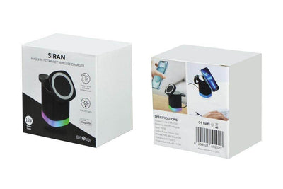 SIRAN - Giftology Mag 3-In-1 Compact Wireless Charger - Grace Customs