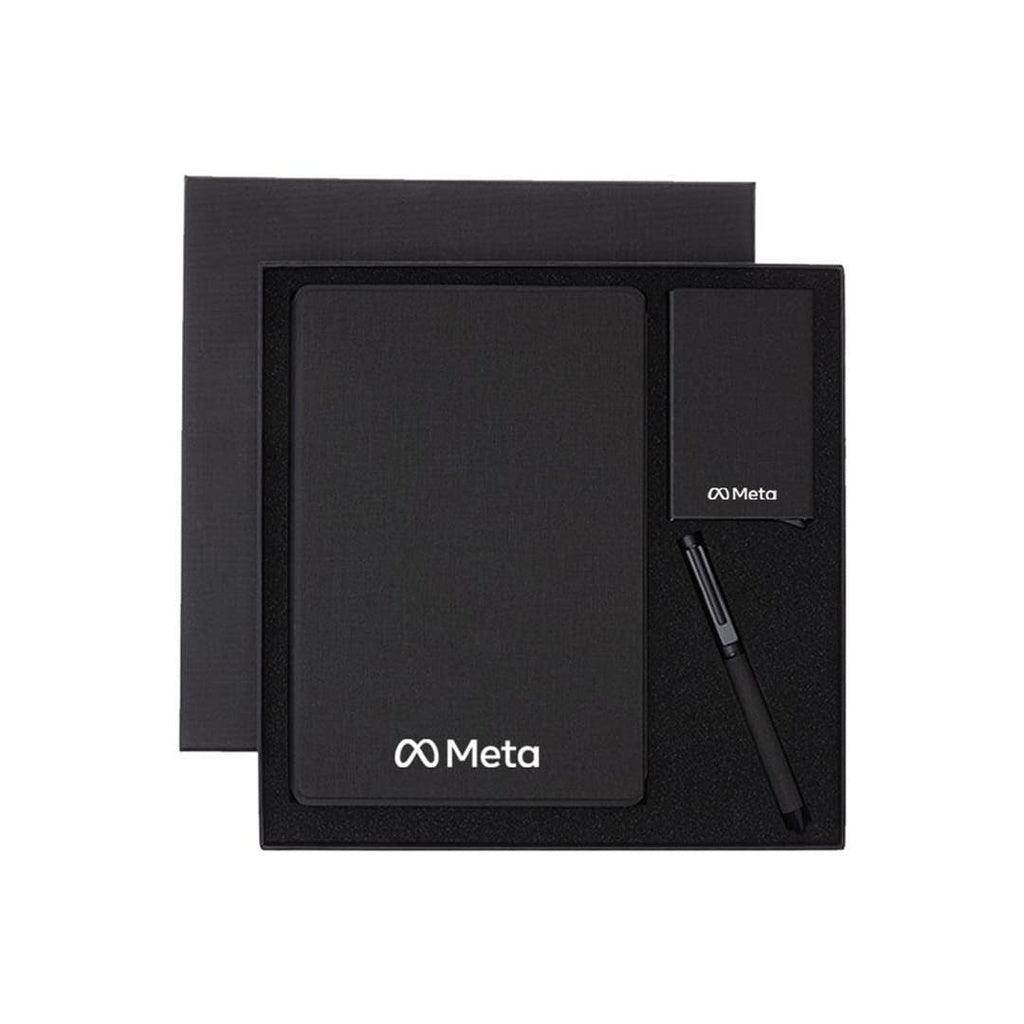 TESSIN - CHANGE ZERO Sustainable Gift Set with Refillable Notebook, Pen & Cardholder - Grace Customs