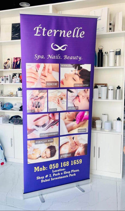 Rollup Banner / Standee 85 cm x 200 cm - Grace Customs
