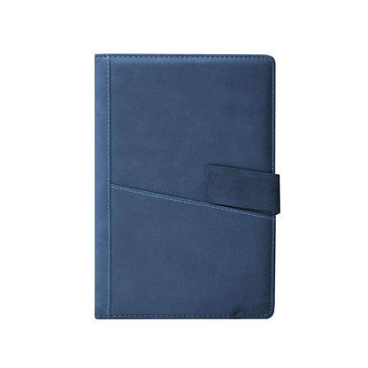 Leather Notebook with Pocket 11329BLSG - Grace Customs