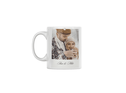 Customized 11 oz White Ceramic Mug - Grace Customs