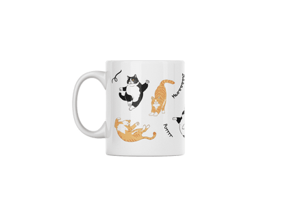 Customized 11 oz White Ceramic Mug - Grace Customs
